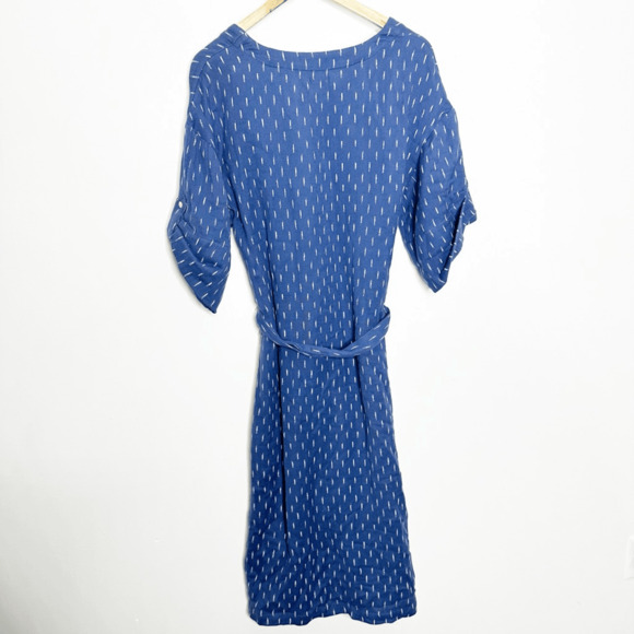 Faherty Blue Long Sleeve Dress - Picture 7 of 9